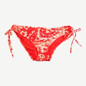 Bisou Bisou Red Tie-Dye Bikini Bottom Size XL